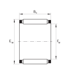 滾針及保持架組件 K80X88X30, 根據 DIN 5405-1/ISO 3030 標準